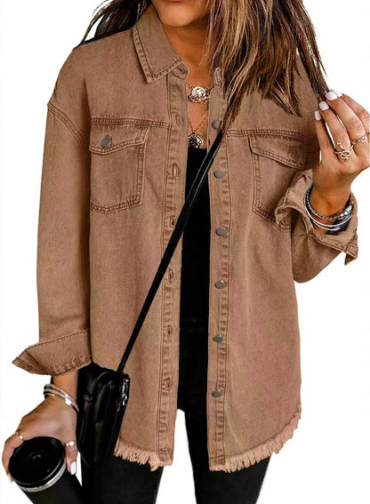 Laura | Comfortable Denim-Inspired Jacket