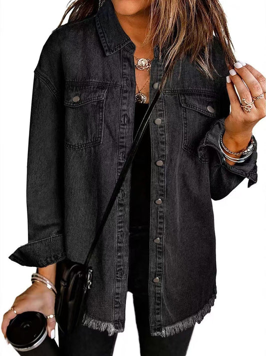 Laura | Comfortable Denim-Inspired Jacket