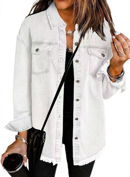 Laura | Comfortable Denim-Inspired Jacket