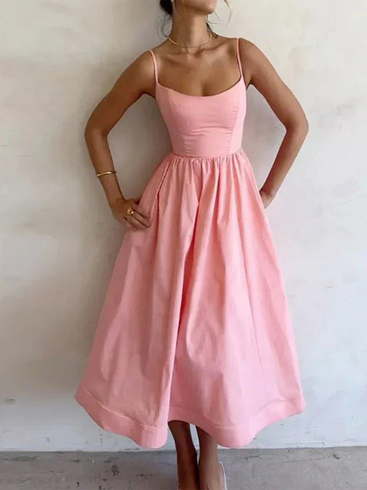 Beatrice | Slip Dress with Spaghetti Straps