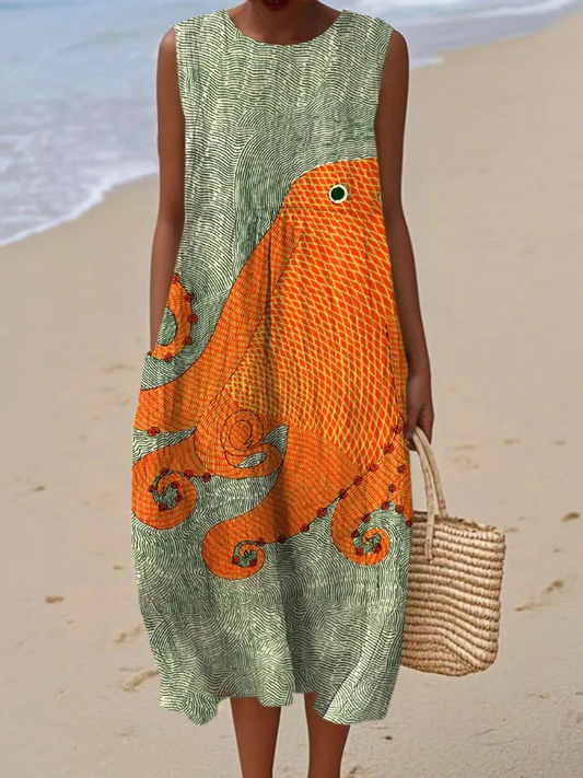 Amelia | Printed Casual Dress