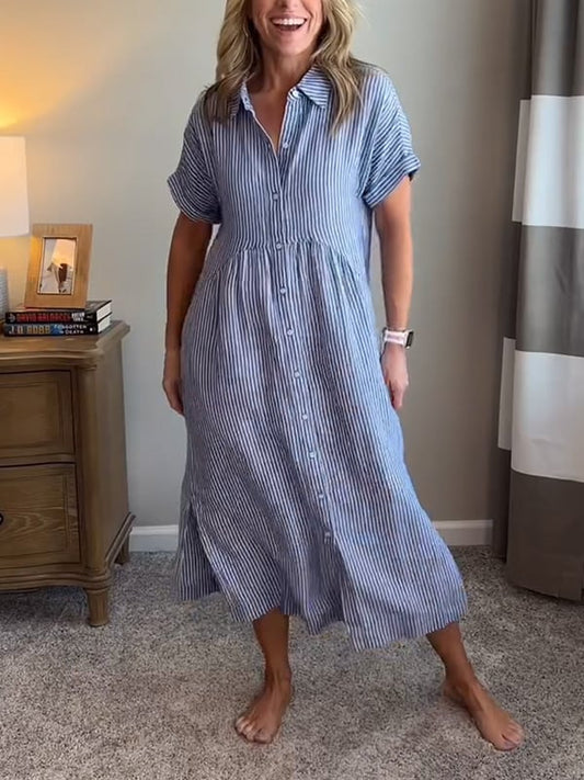 Aurelie | Chic Striped Dress