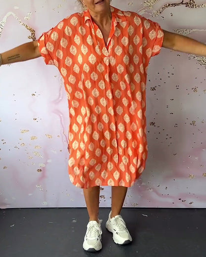 Elodie | Elegant Patterned Dress