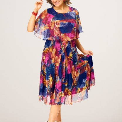 Delphine | Plus Size Chiffon Dress